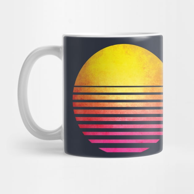 Retro Eighties Symbol Sun by GWENT